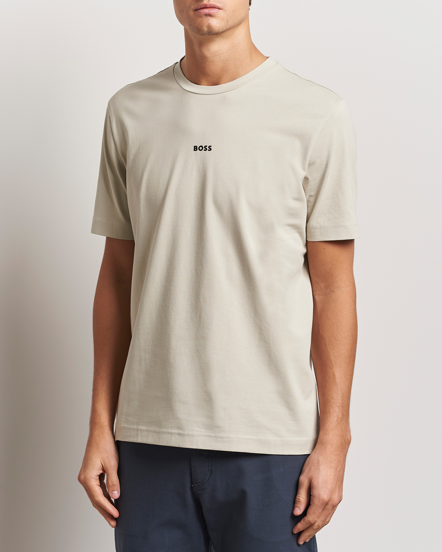 Herr |  | BOSS ORANGE | Tchup Logo Crew Neck T-Shirt Light Beige