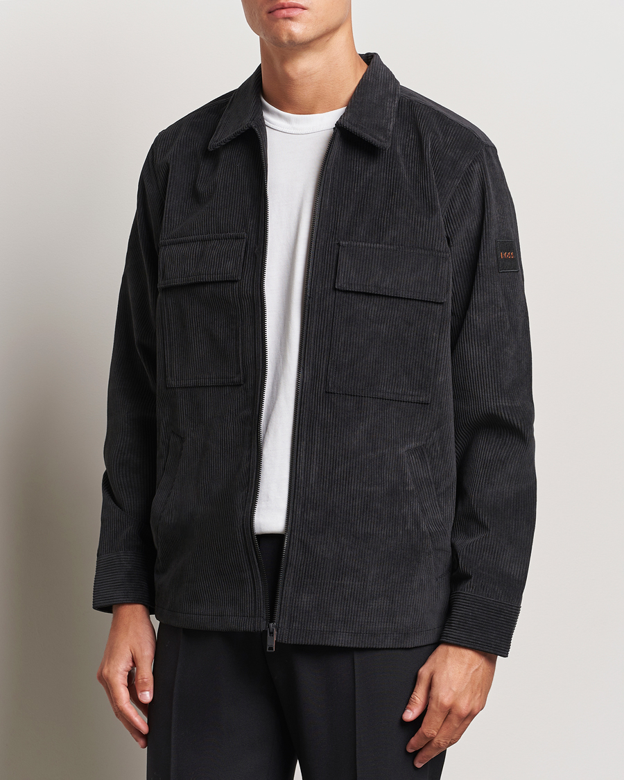 Herr |  | BOSS ORANGE | Lozzy Brushed Overshirt Black