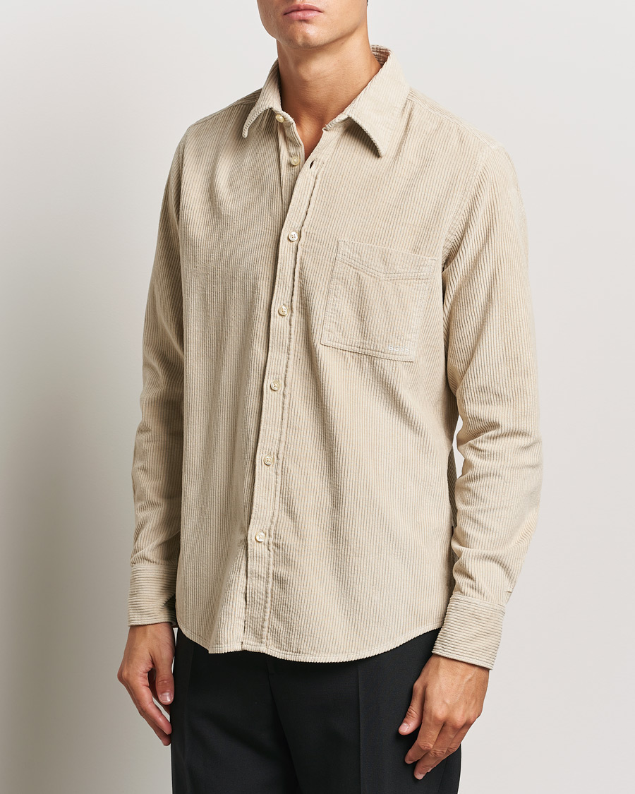 Herr |  | BOSS ORANGE | Relegant Corduroy Shirt Light Beige