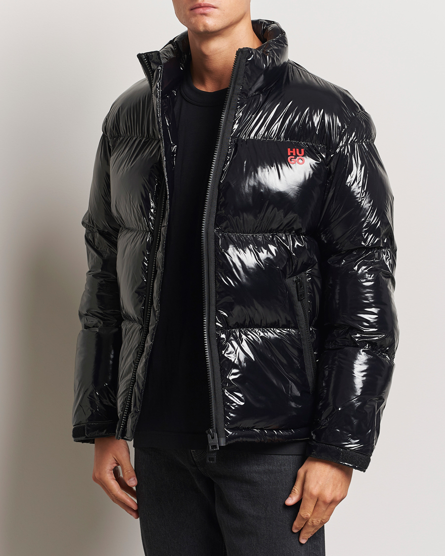 Herr |  | HUGO | Biron Glossy Down Jacket Black