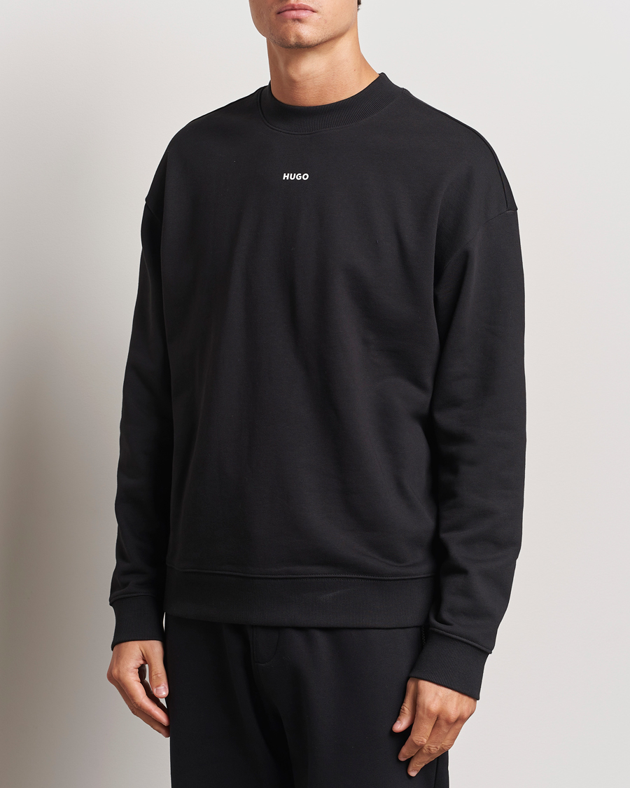 Herr |  | HUGO | Dapo Crew Neck Sweatshirt Black