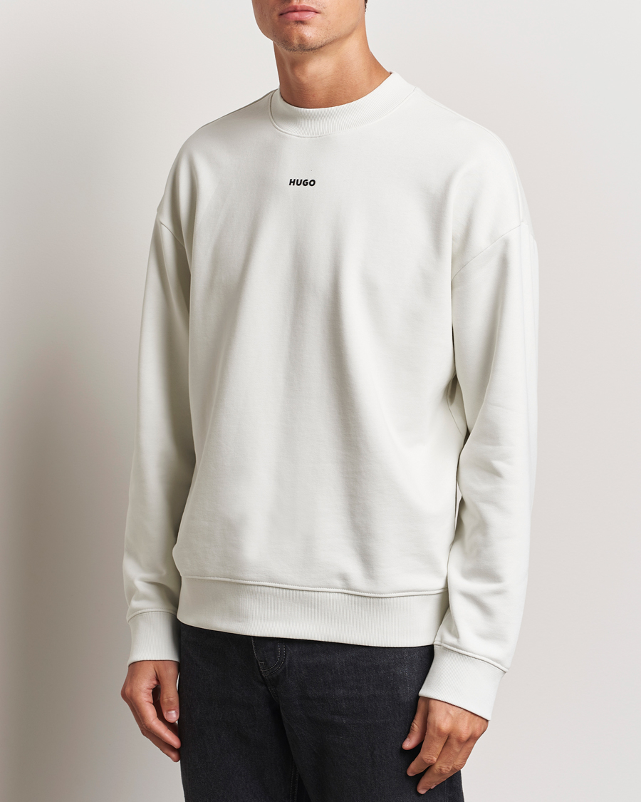 Herr |  | HUGO | Dapo Crew Neck Sweatshirt Off White