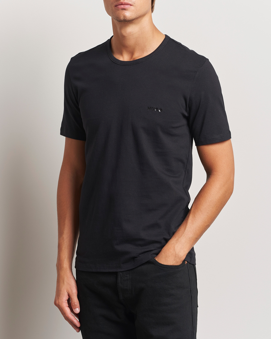 Herr |  | HUGO | 3-Pack Crew Neck T-Shirt Black