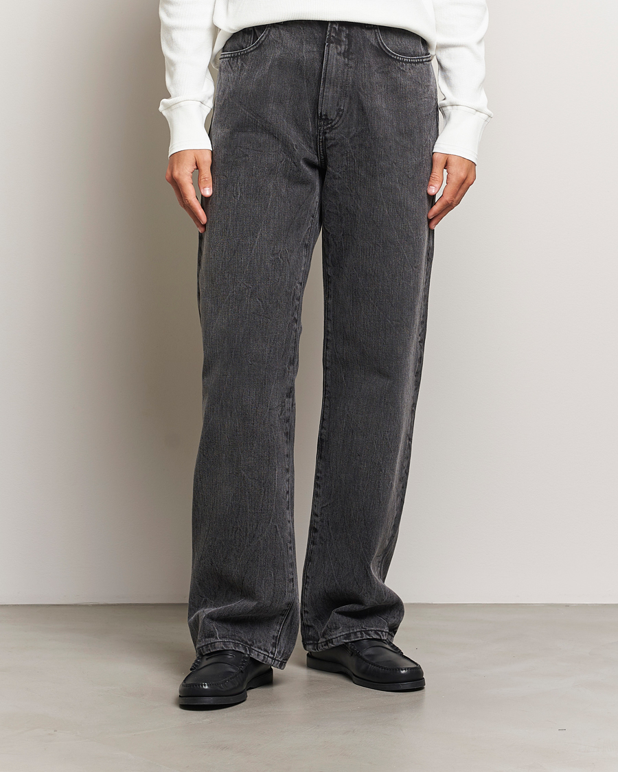 Herr |  | Jeanerica | VM009 Vega Canvas Trousers Black Firenze