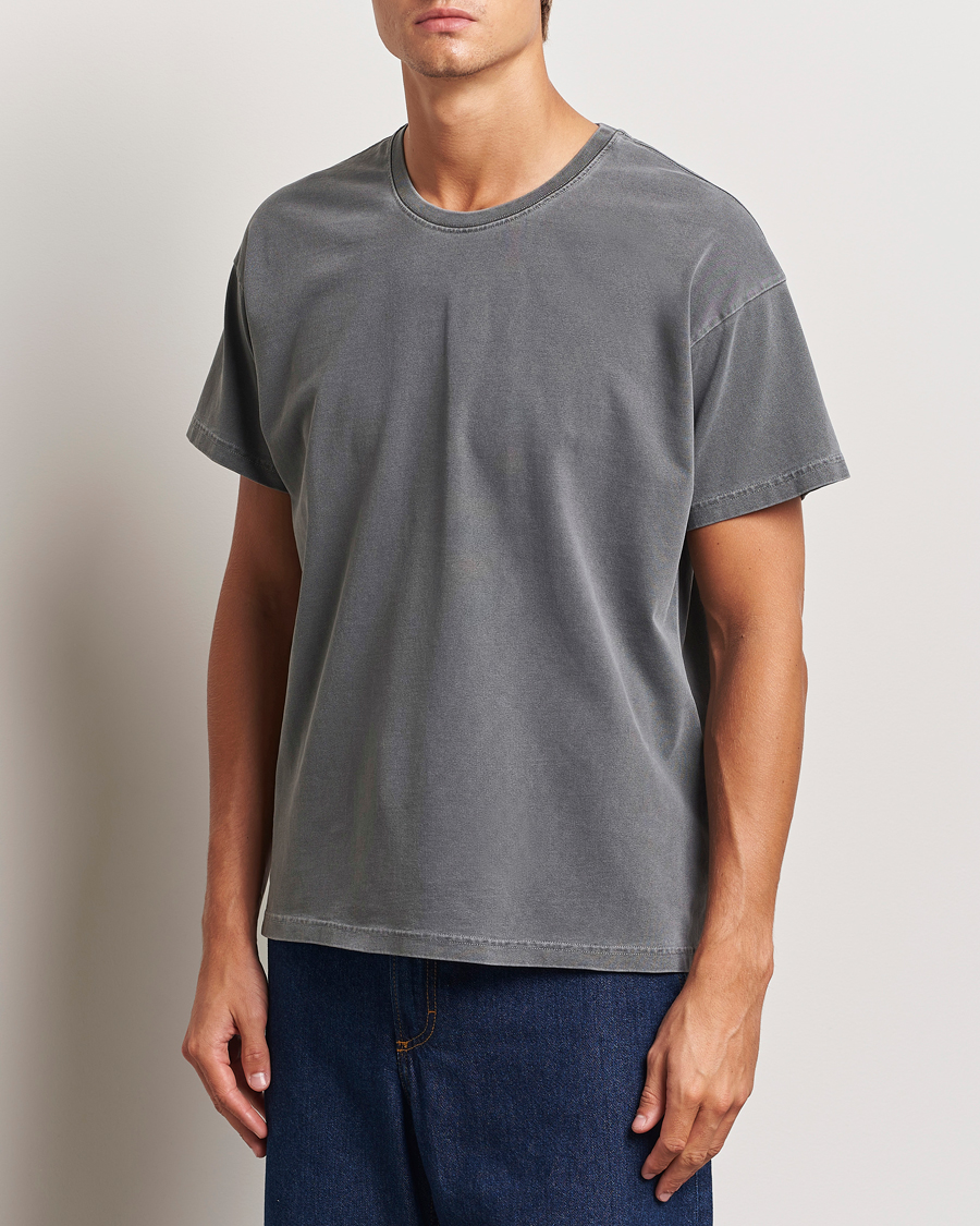 Herr |  | Jeanerica | Ruben Crew Neck T-Shirt Washed Black