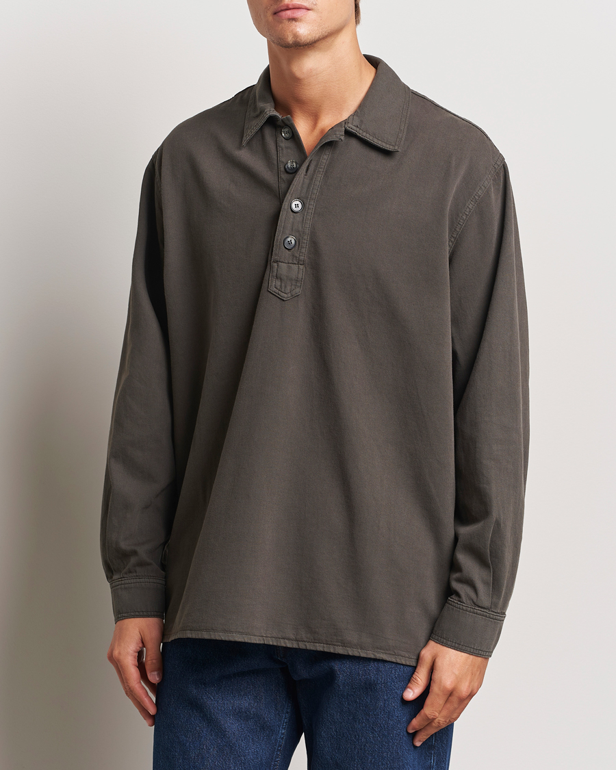 Herr |  | Jeanerica | Lala Popover Shirt Warm Grey