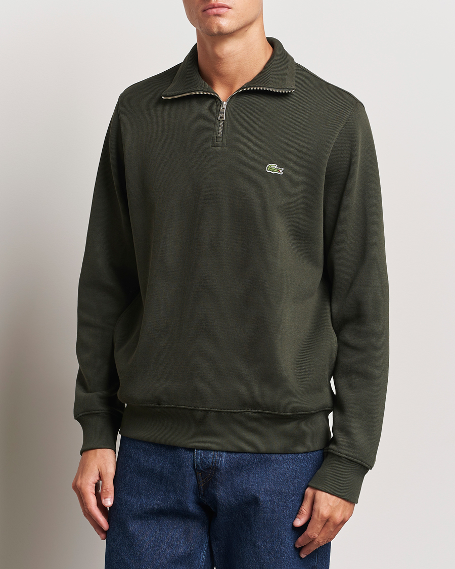 Herr |  | Lacoste | Rib Interlock Half Zip Sapwood