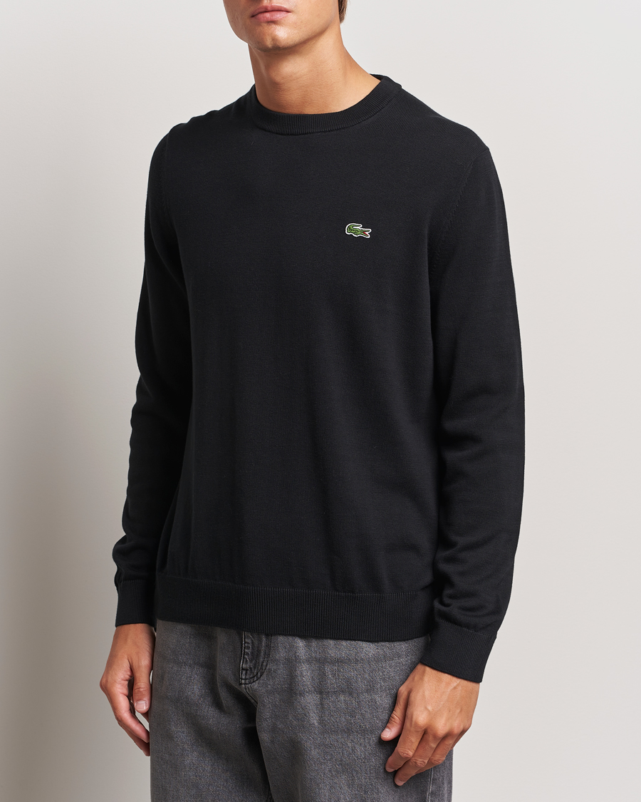 Herr |  | Lacoste | Cotton Knitted Sweater Black