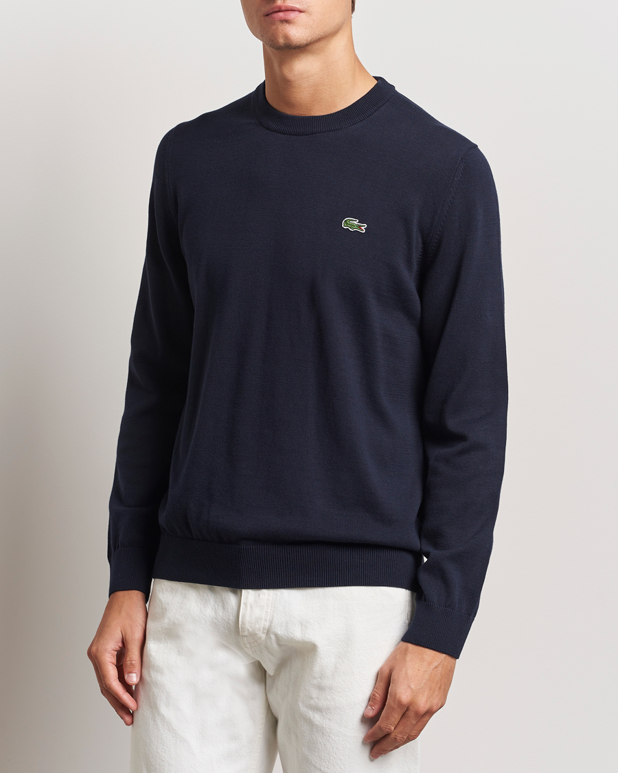 Herr |  | Lacoste | Cotton Knitted Sweater Navy