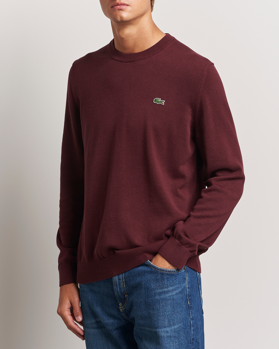 Herr |  | Lacoste | Cotton Knitted Sweater Espresso