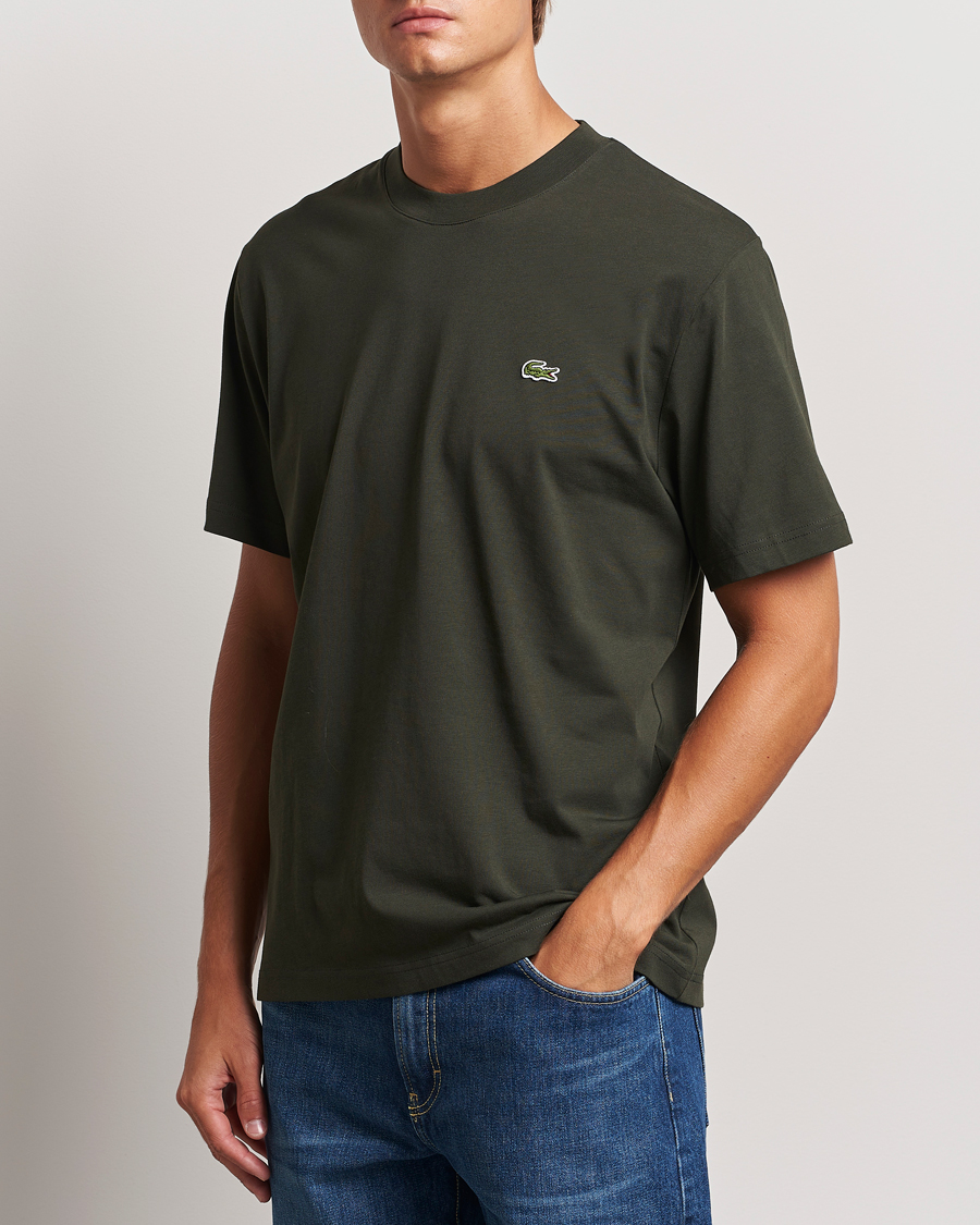 Herr |  | Lacoste | Crew Neck T-Shirt Sapwood