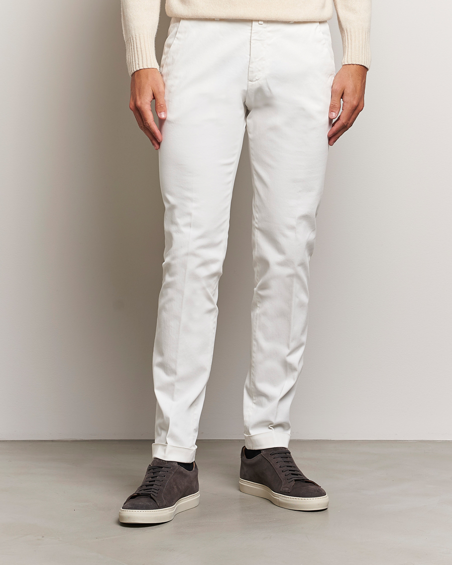 Herr |  | Briglia 1949 | Slim Fit Cotton Stretch Chino Off White