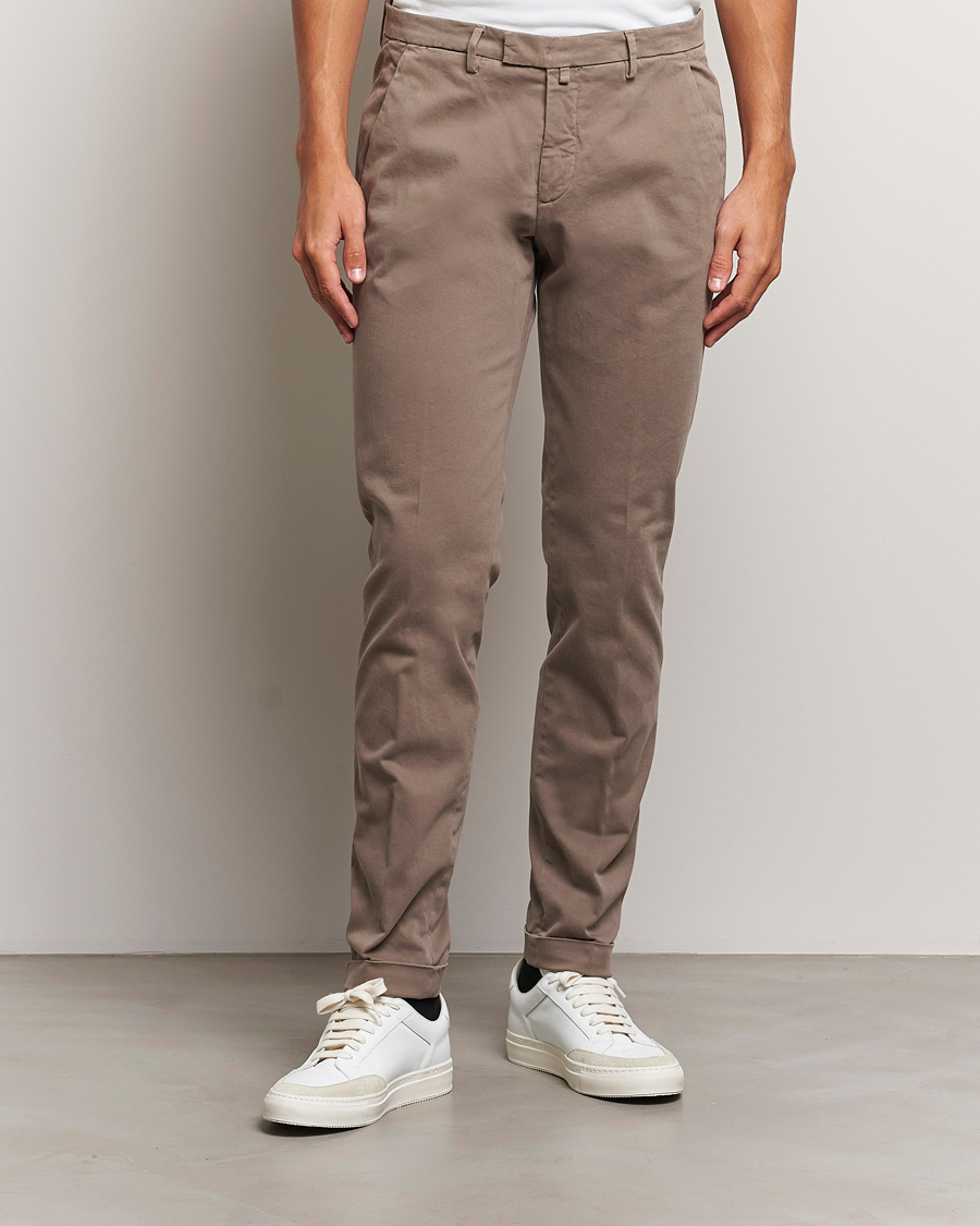 Herr |  | Briglia 1949 | Slim Fit Cotton Stretch Chino Taupe