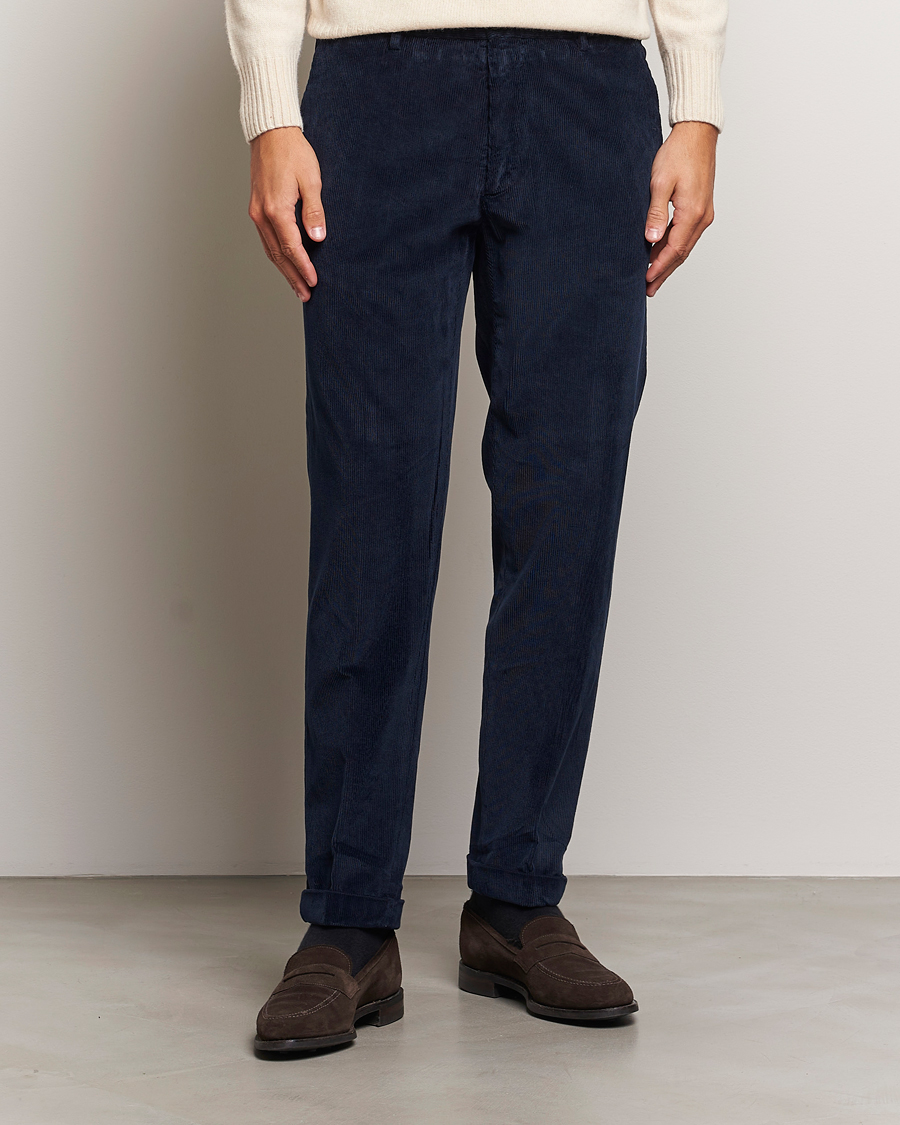 Herr |  | Briglia 1949 | Easy Fit Corduroy Trousers Navy