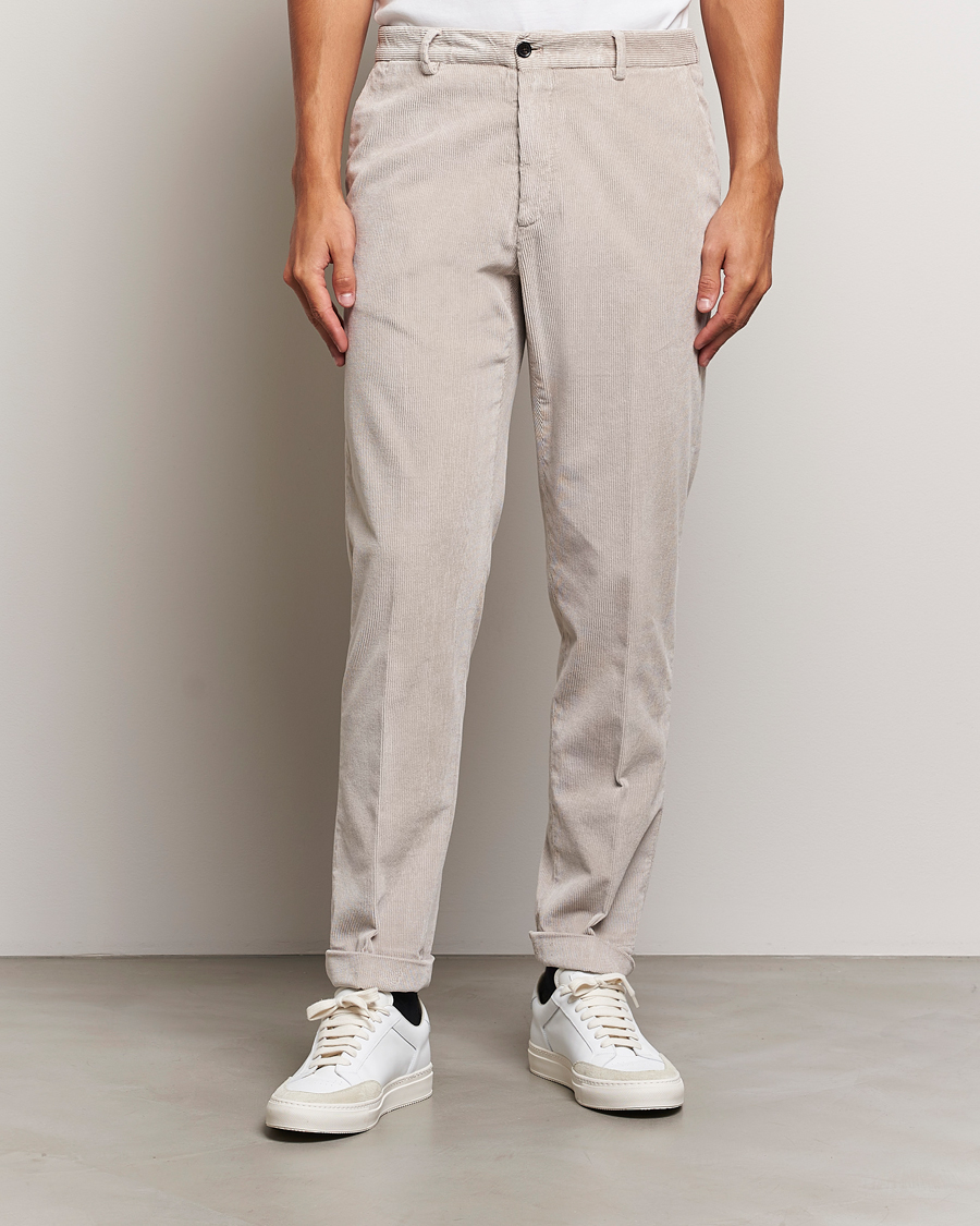 Herr |  | Briglia 1949 | Easy Fit Corduroy Trousers Beige