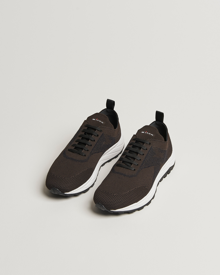 Herr |  | Kiton | Running Sneakers Dark Brown