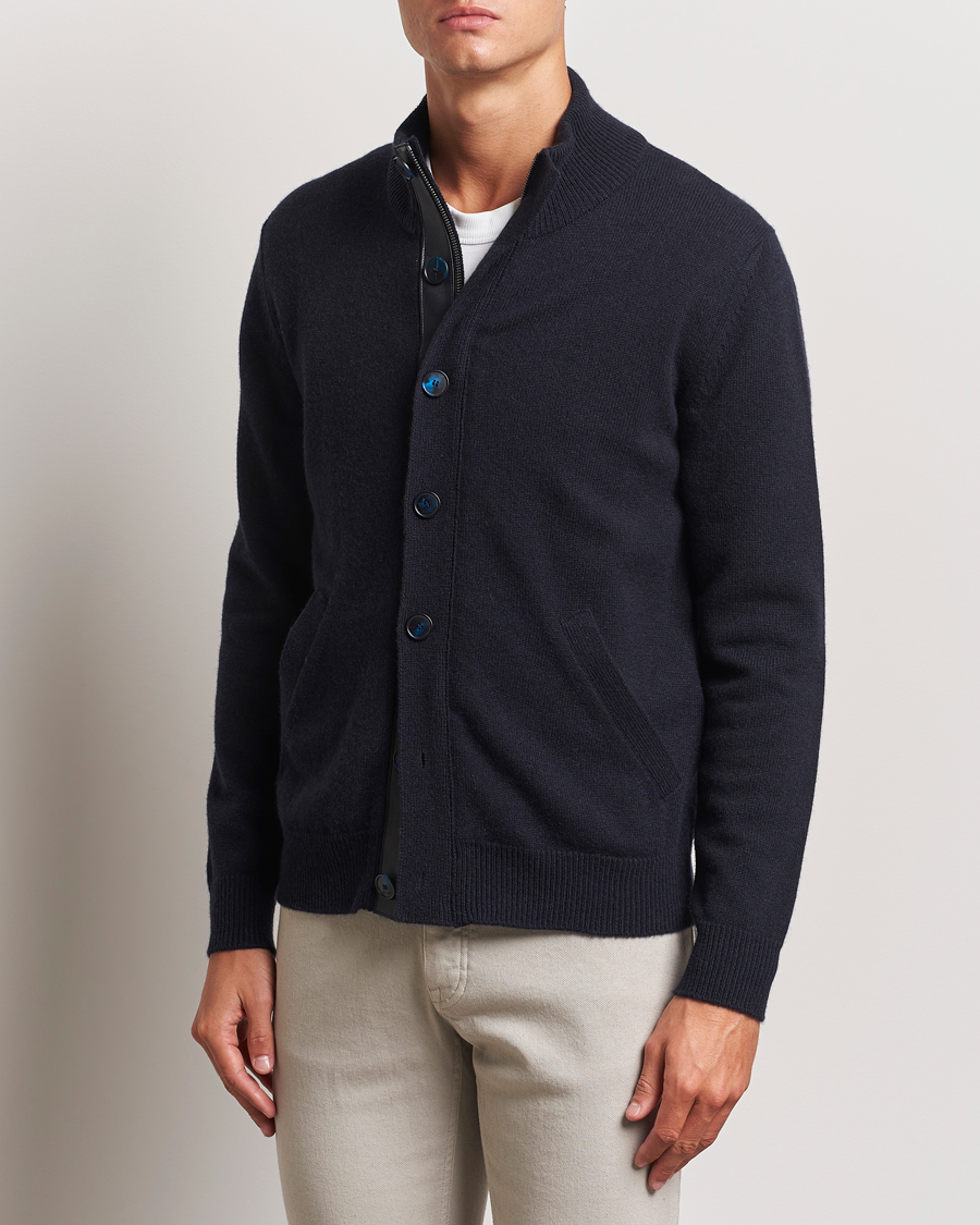 Herr | Italian Department | Brioni | Cashmere Cardigan Jacket Navy