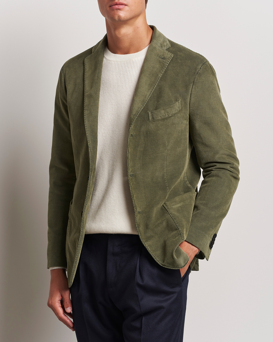 Herr |  | Boglioli | K Jacket Corduroy Blazer Dark Green