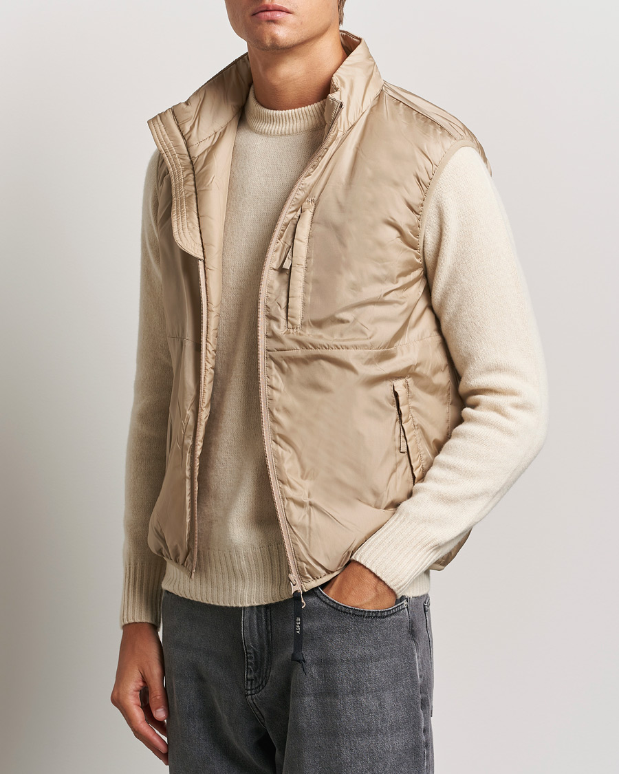 Herr | Jackor | Aspesi | Jil Padded Vest Beige