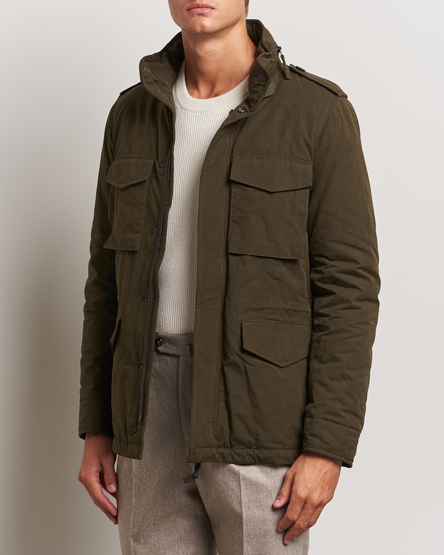 Herr | Jackor | Aspesi | Cotton Field Jacket Military