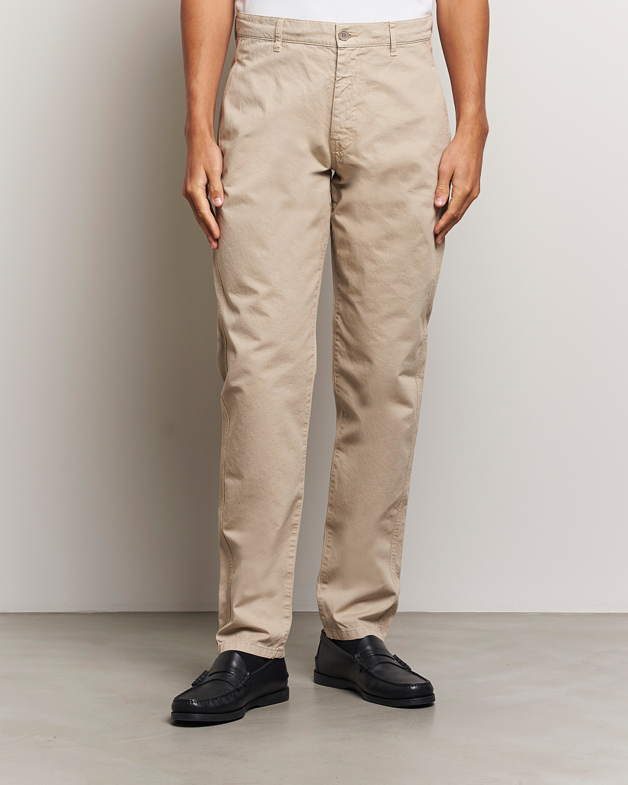 Herr |  | Aspesi | Garment Dyed Cotton Pants Beige