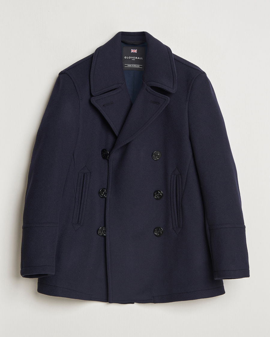 Gloverall Tennyson Peacoat Navy Herr Care of Carl