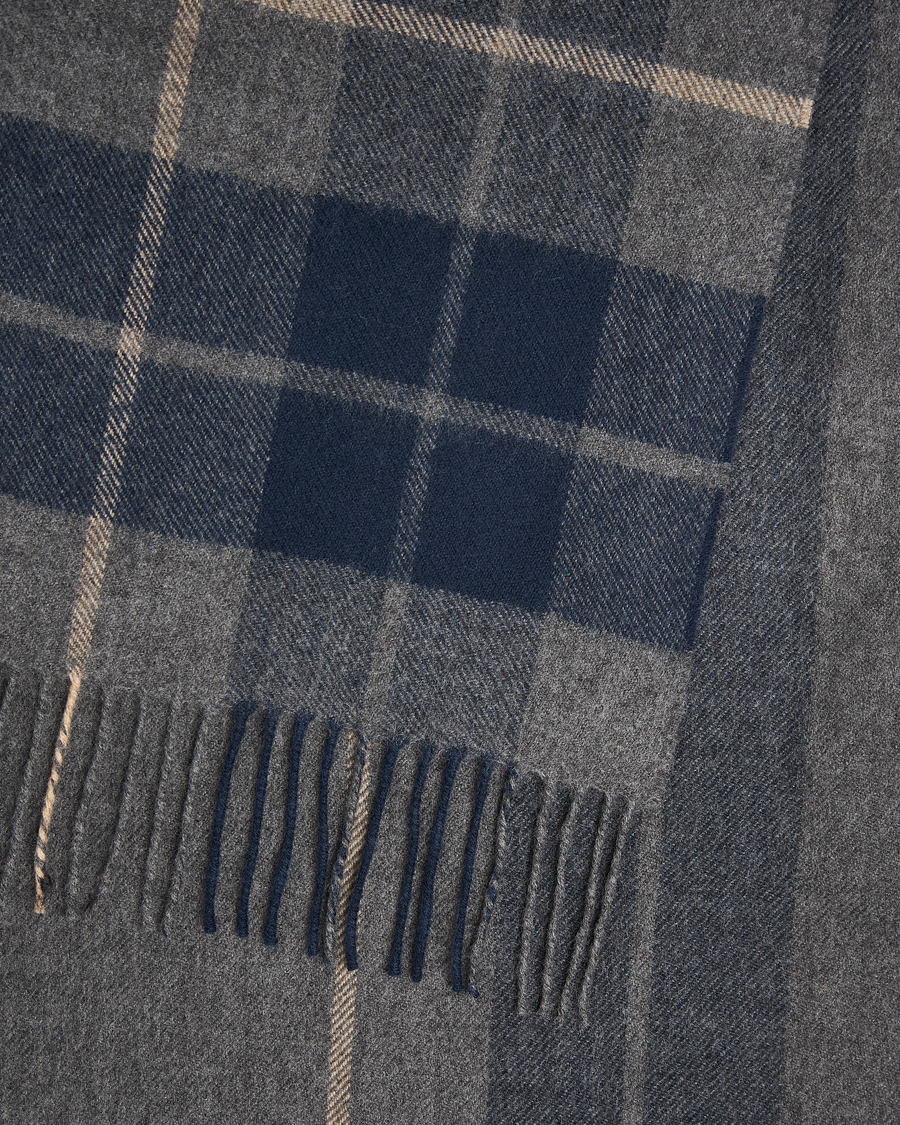 Herr |  | Gloverall | Lambswool Scarf Grey Check