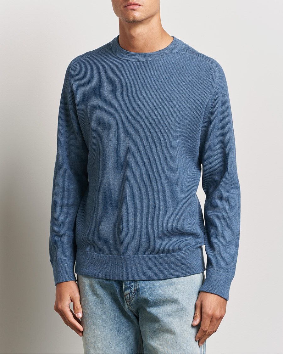 Herr |  | NN07 | Kevin Cotton Knitted Sweater Bering Sea