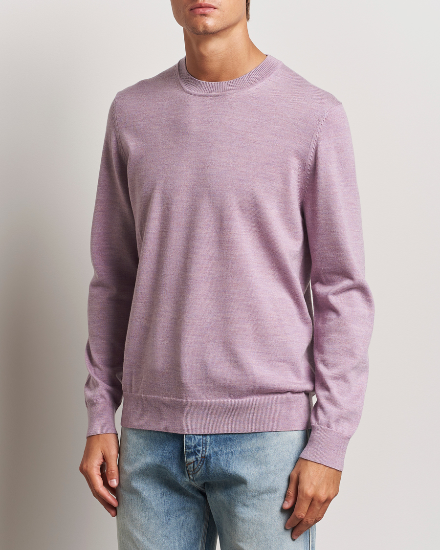 Herr |  | NN07 | Ted Merino Crew Neck Pullover Grape Shake