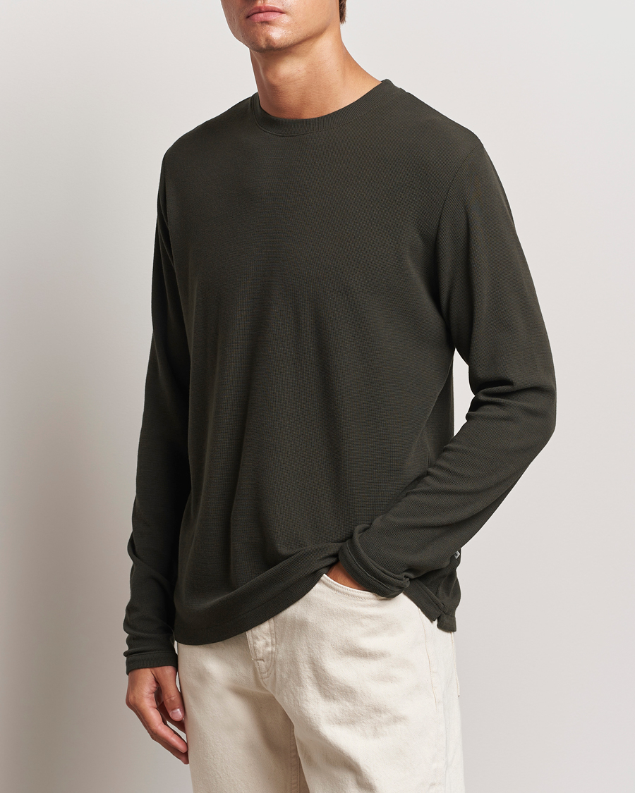 Herr |  | NN07 | Clive Knitted Sweater Dark Army