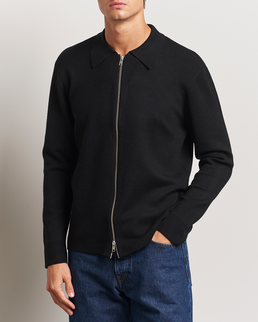 Herr |  | NN07 | Harald Cotton/Modal Full Zip Black