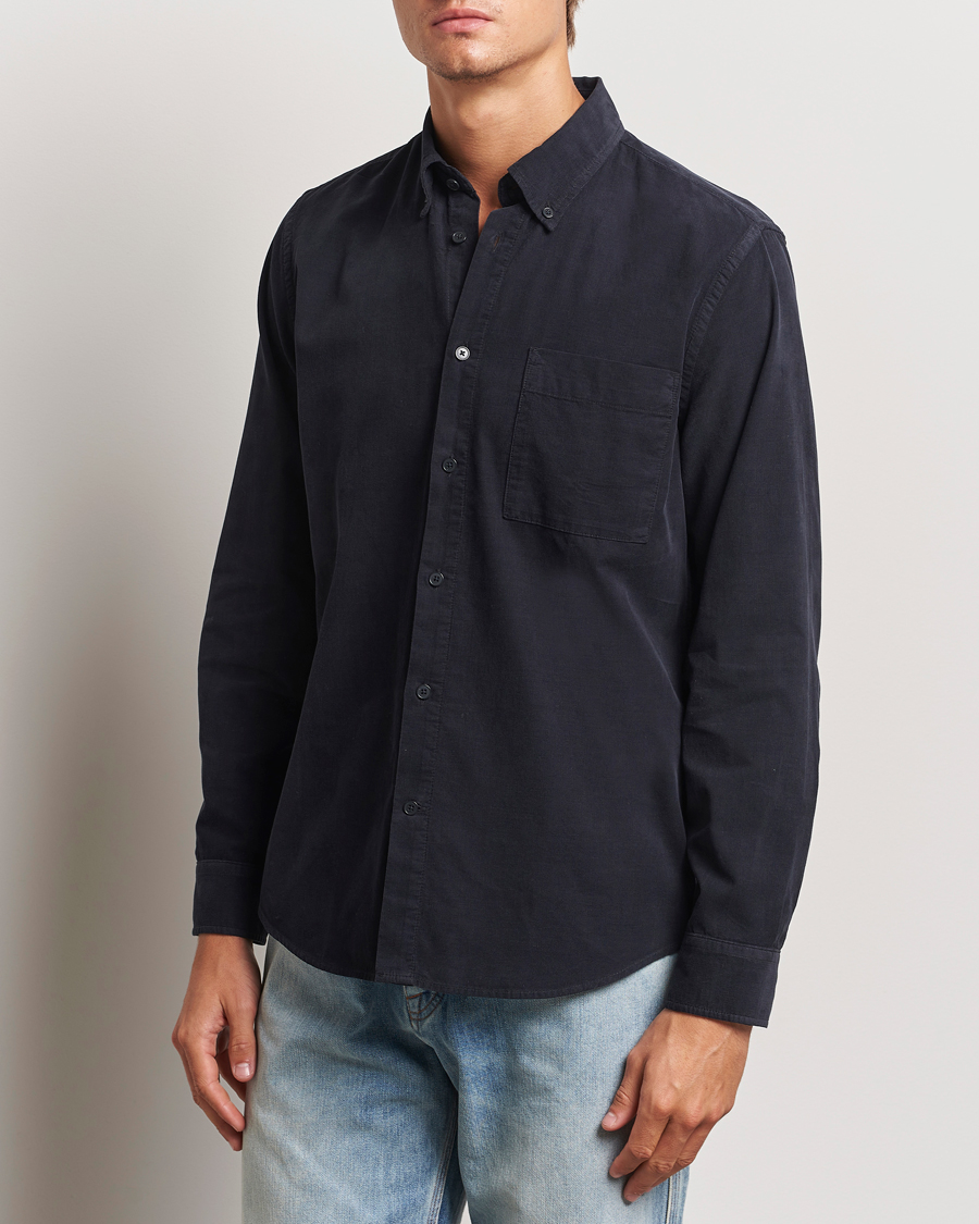 Herr |  | NN07 | Arne Baby Cord Shirt Black