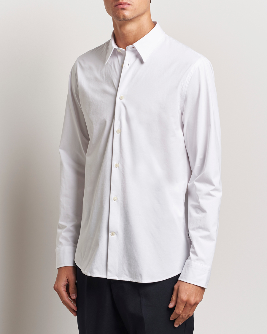 Herr |  | NN07 | Elian Mercerized Cotton Shirt White