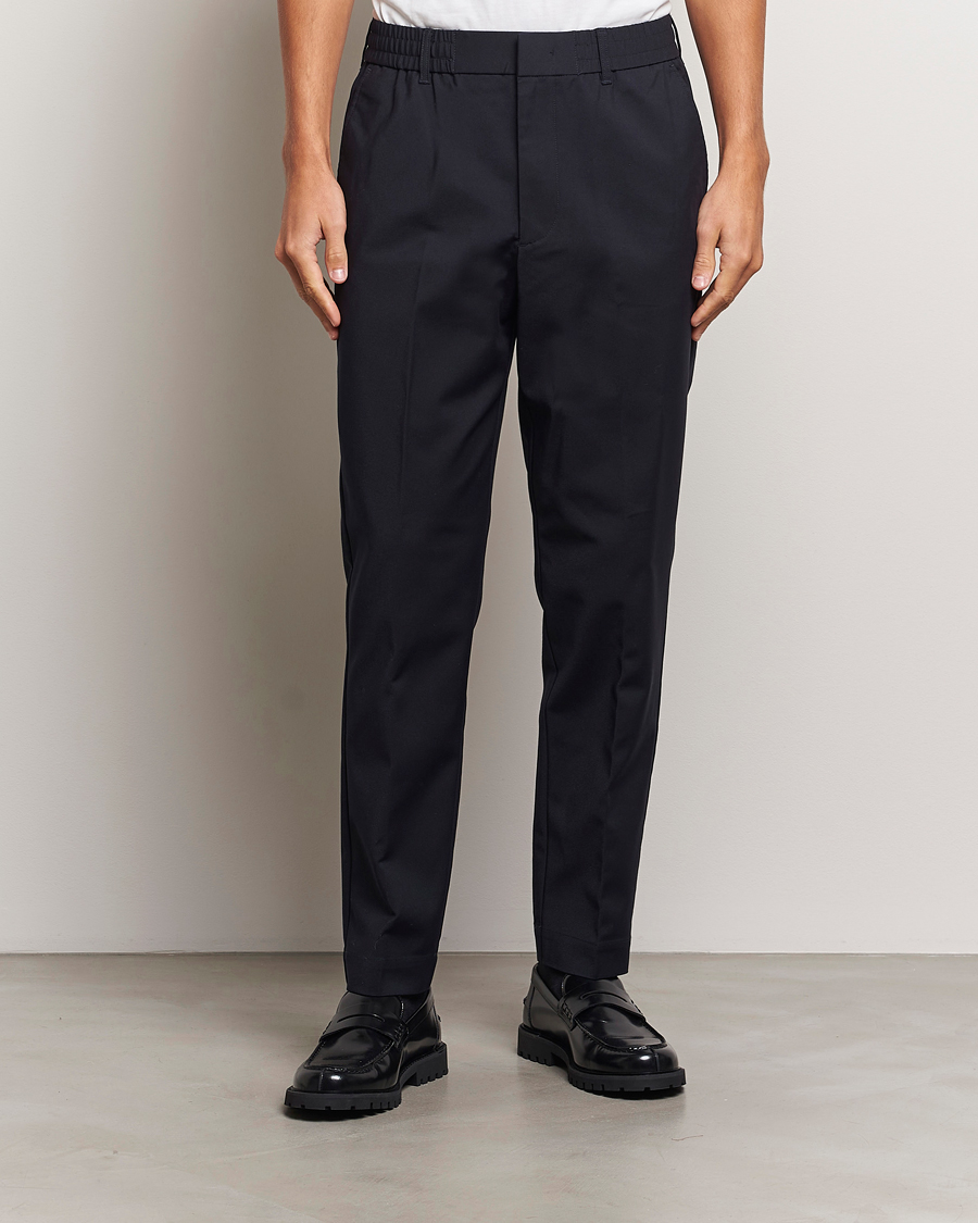 Herr |  | NN07 | Billie Drawstring Trousers Navy Blue