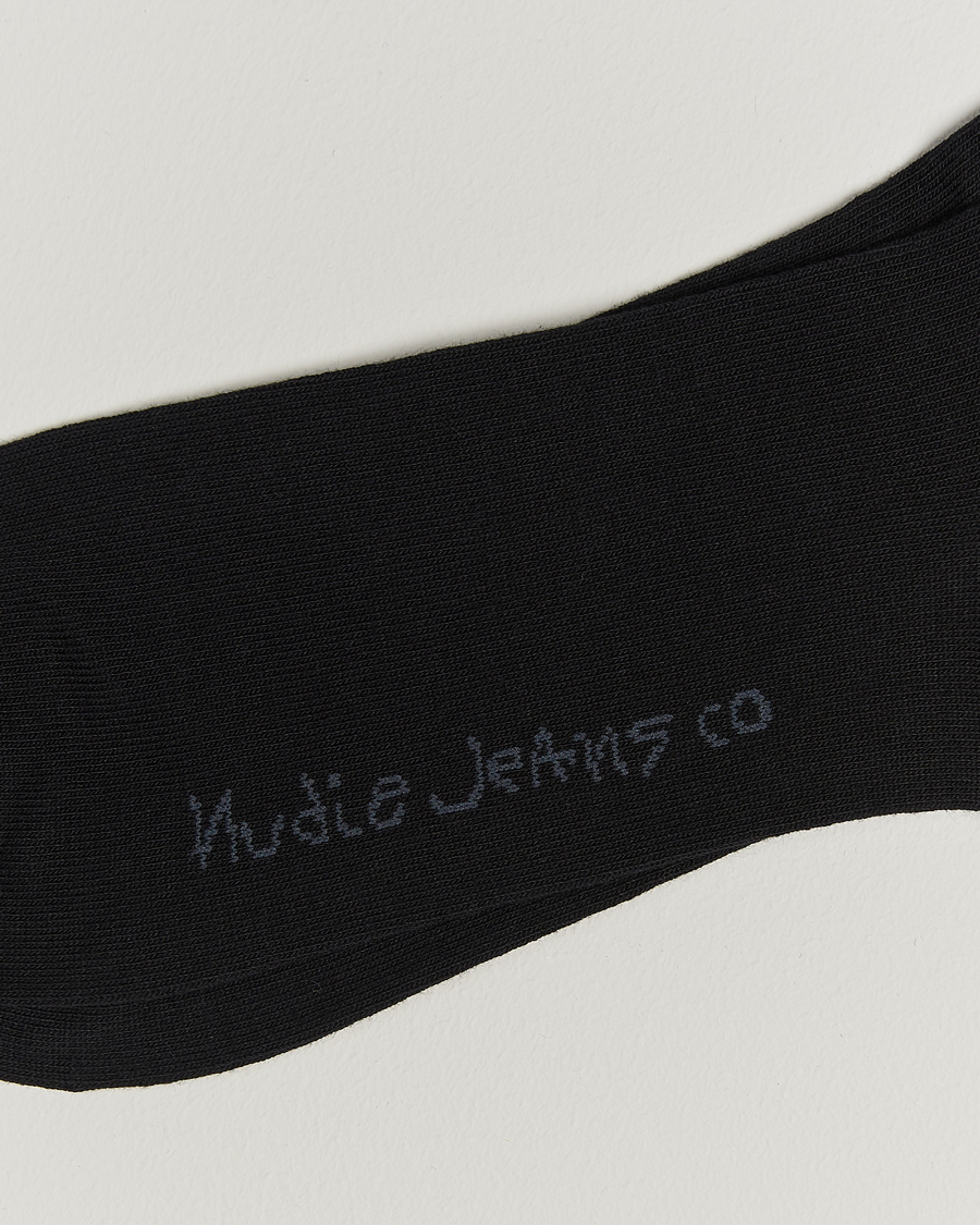 Herr | Strumpor | Nudie Jeans | Amundsson Tennis Socks Black/White