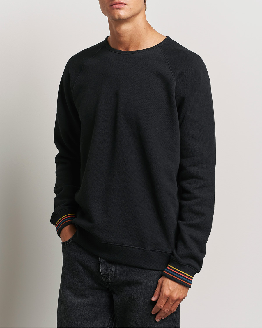 Herr |  | Paul Smith | Artist Rib Crew Neck Sweatshirt Black