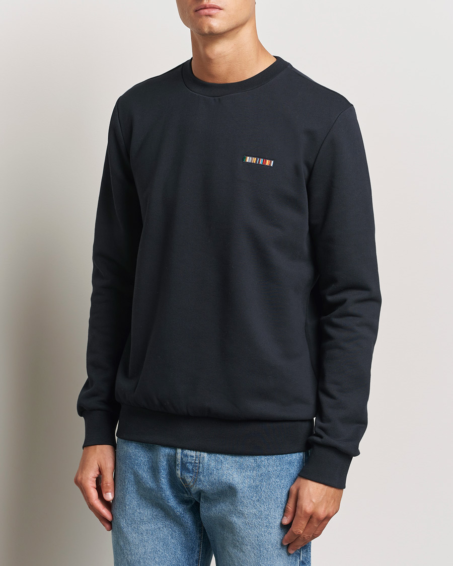 Herr |  | Paul Smith | Embroidery Crew Neck Sweatshirt Navy