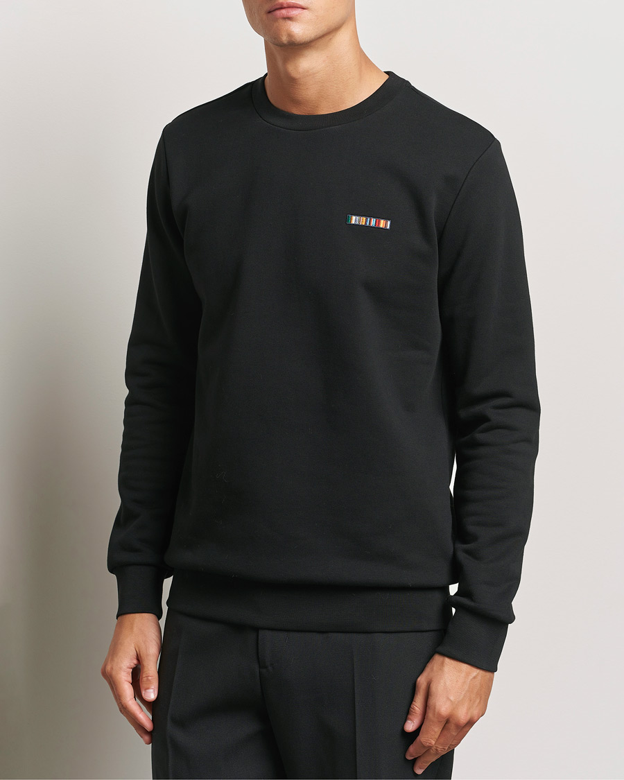 Herr |  | Paul Smith | Embroidery Crew Neck Sweatshirt Black