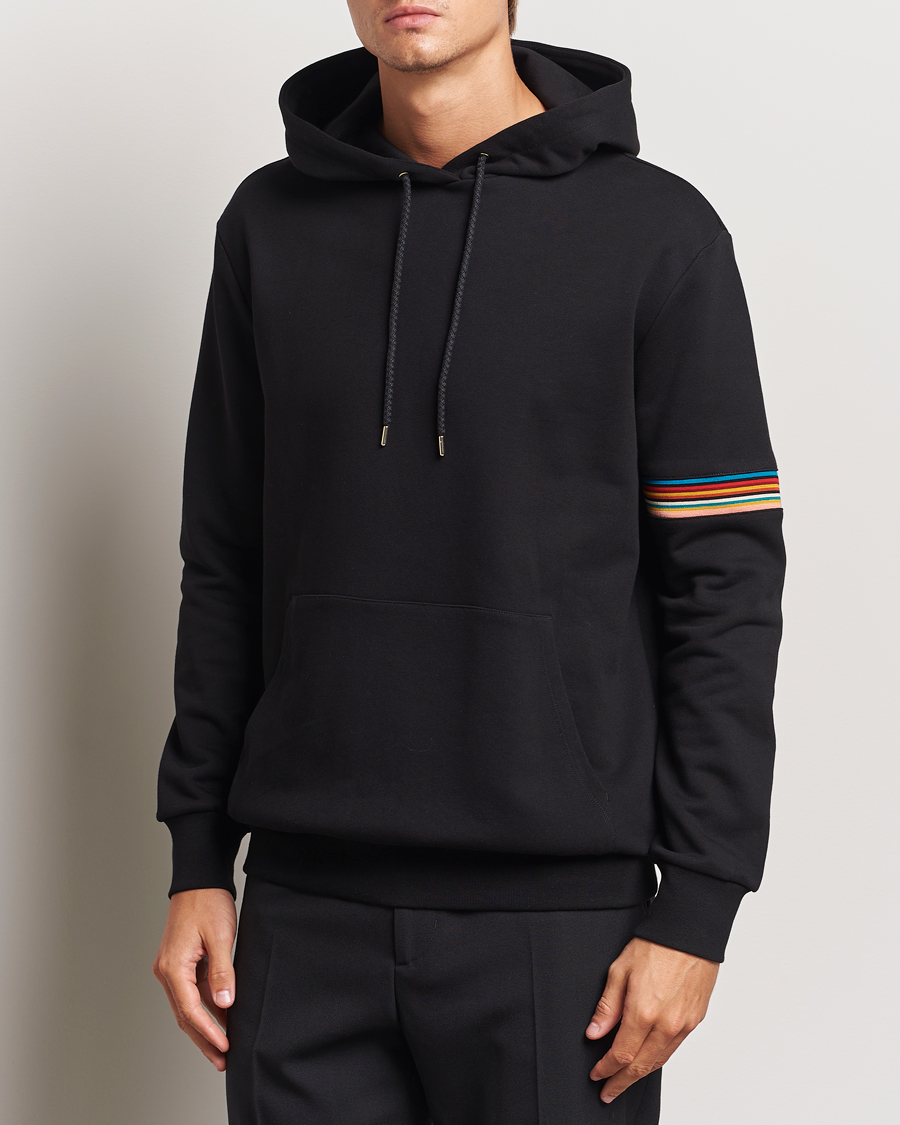 Herr |  | Paul Smith | Striped Arm Hoodie Black