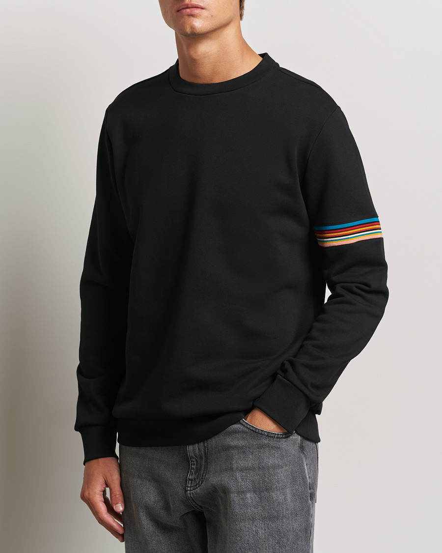 Herr |  | Paul Smith | Striped Arm Sweatshirt Black