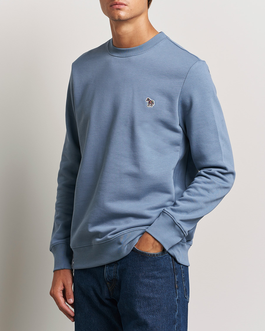 Herr |  | PS Paul Smith | Zebra Organic Cotton Sweatshirt Blue