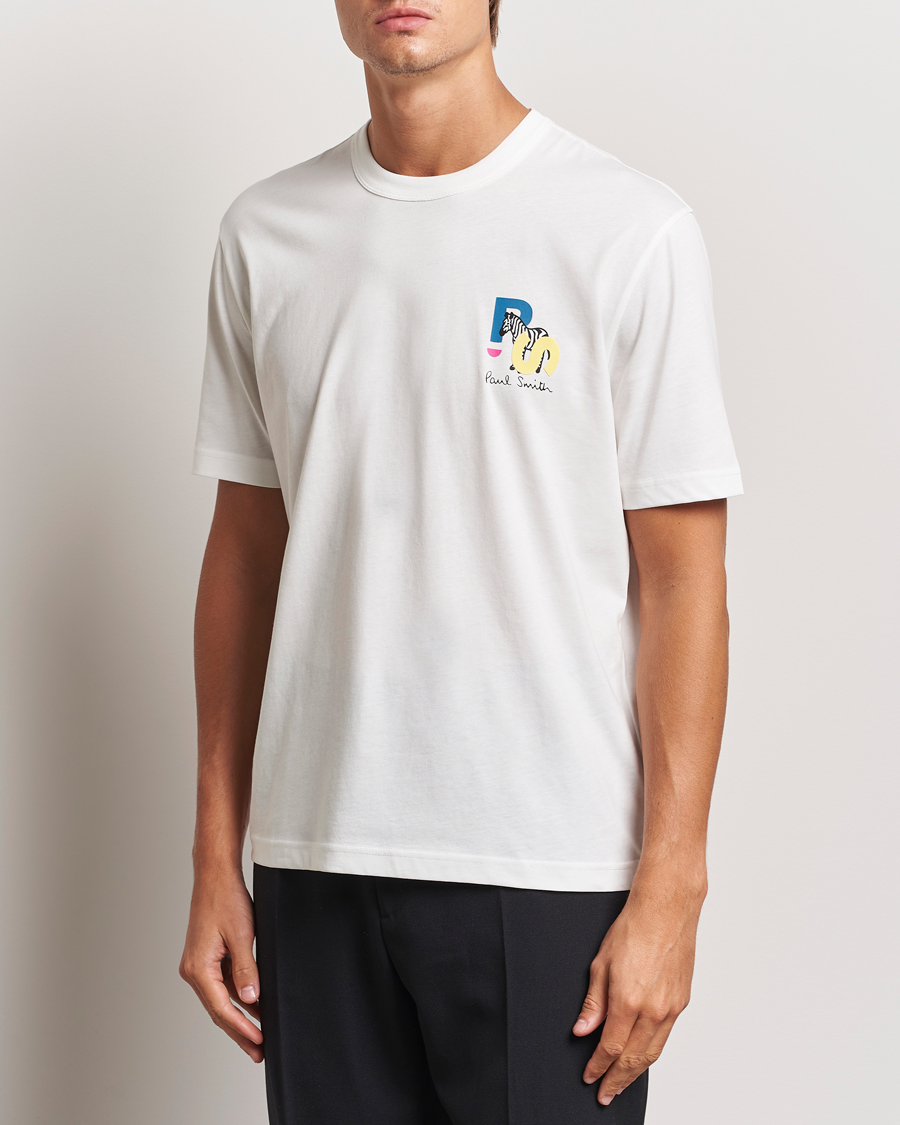 Herr |  | PS Paul Smith | PS Zebra Crew Neck T-Shirt White