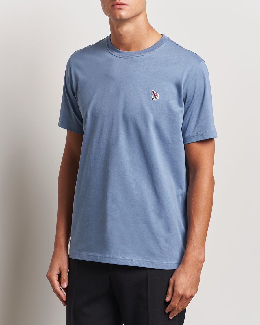 Herr |  | PS Paul Smith | Organic Cotton Zebra T-Shirt Blue