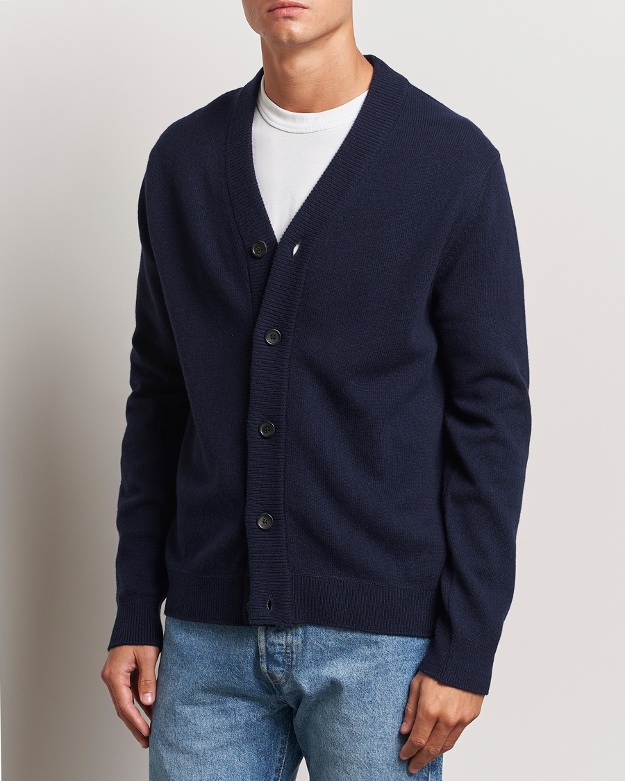 Herr |  | PS Paul Smith | Merino Wool Cardigan Navy