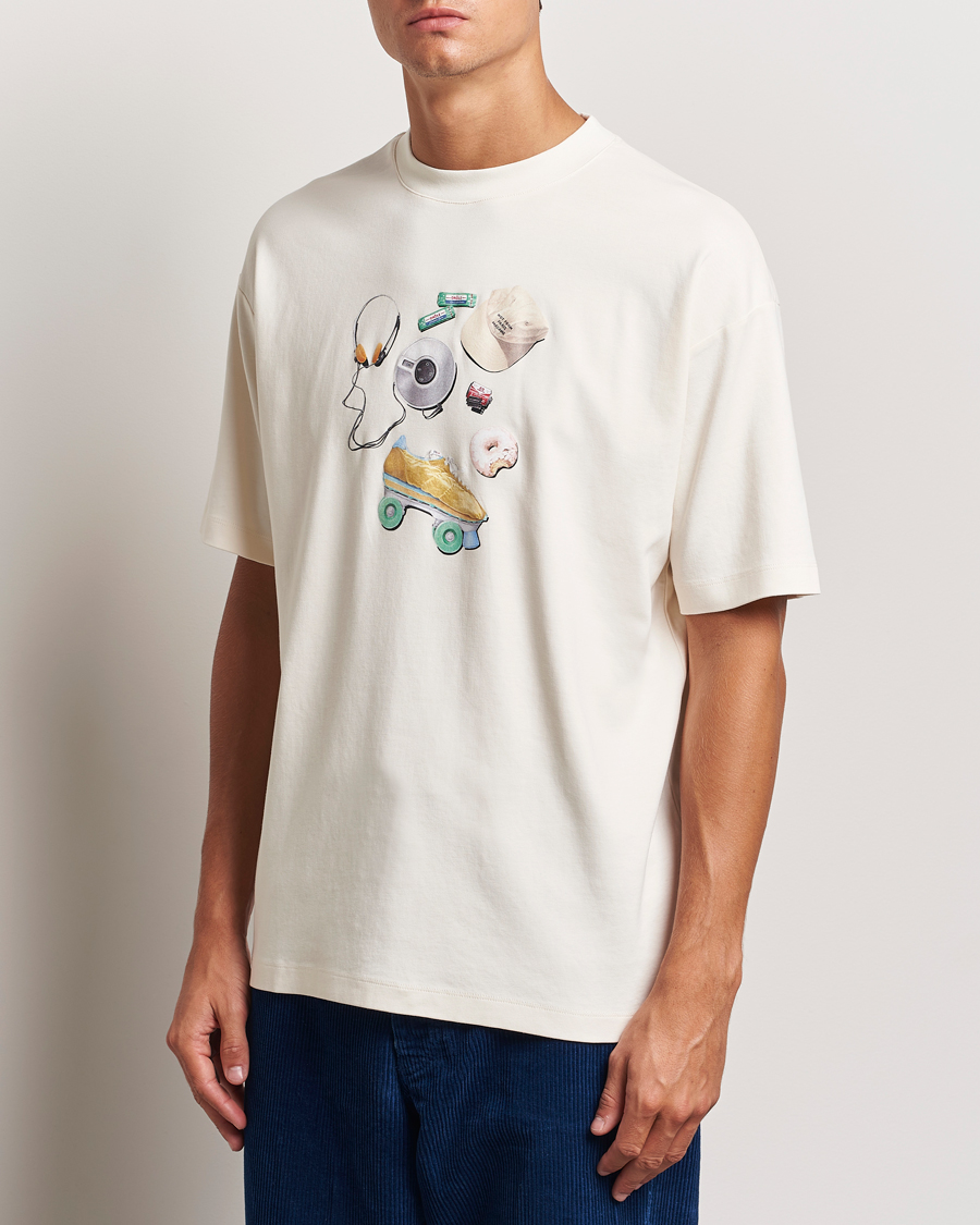 Herr |  | Drôle de Monsieur | Balade Printed T-Shirt Cream