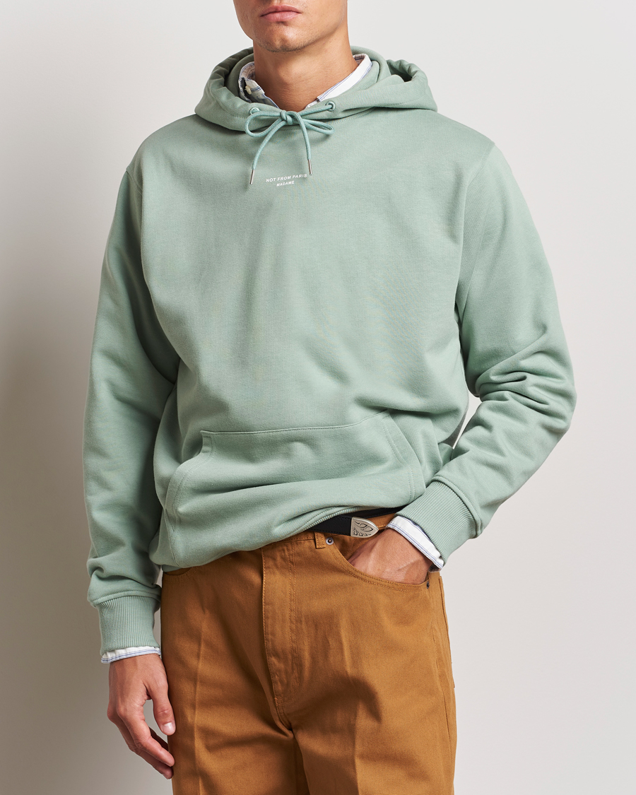 Herr |  | Drôle de Monsieur | Classic Slogan Hoodie Water Green