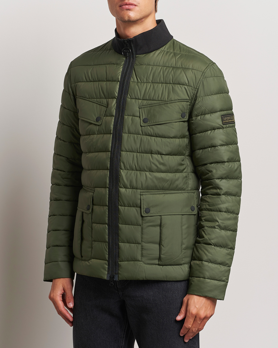 Herr |  | Barbour International | Re-Ariel Quilted Puffer Jacket Sage