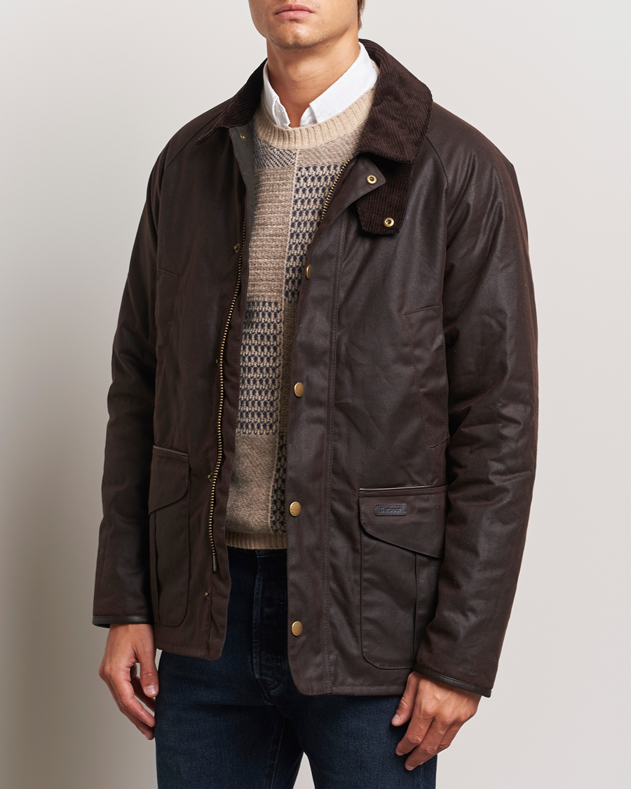 Herr |  | Barbour Lifestyle | Stratford Tattersall Wax Jacket Rustic