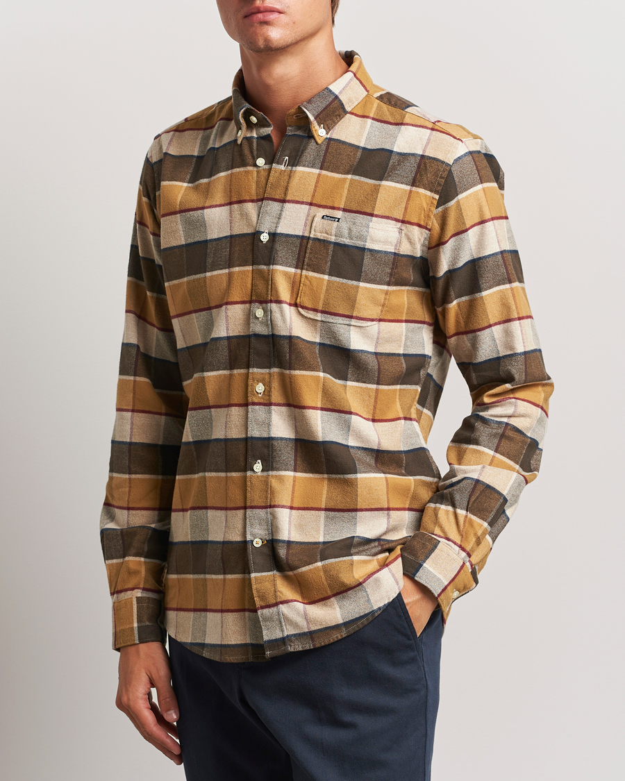 Herr |  | Barbour Lifestyle | Valley Check Flannel Shirt Brown