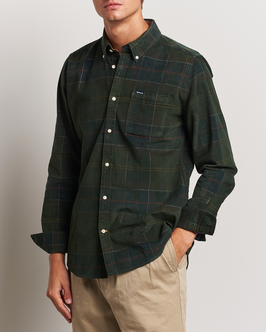 Herr |  | Barbour Lifestyle | Blair Corduroy Check Shirt Classic Tartan